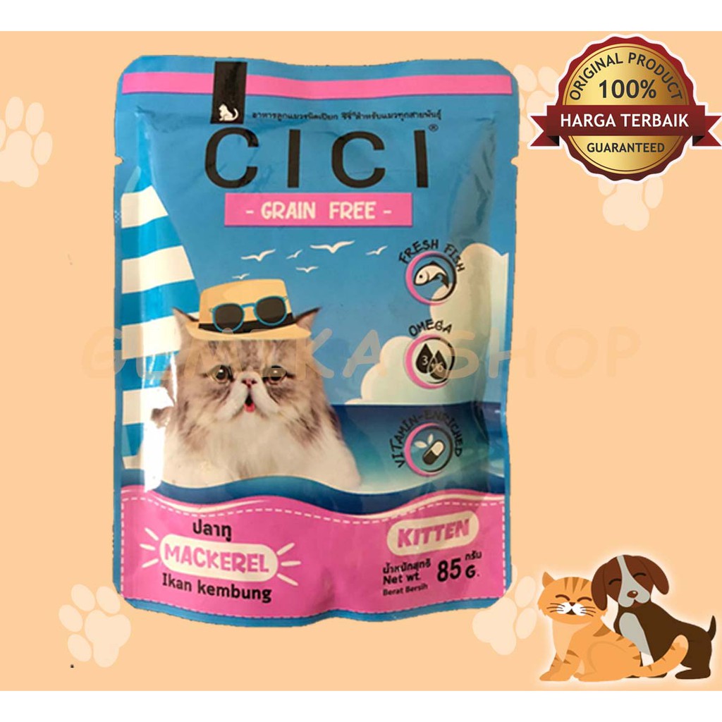 CICI KITTEN 85 GR | MAKANAN ANAK KUCING | CAT F00D