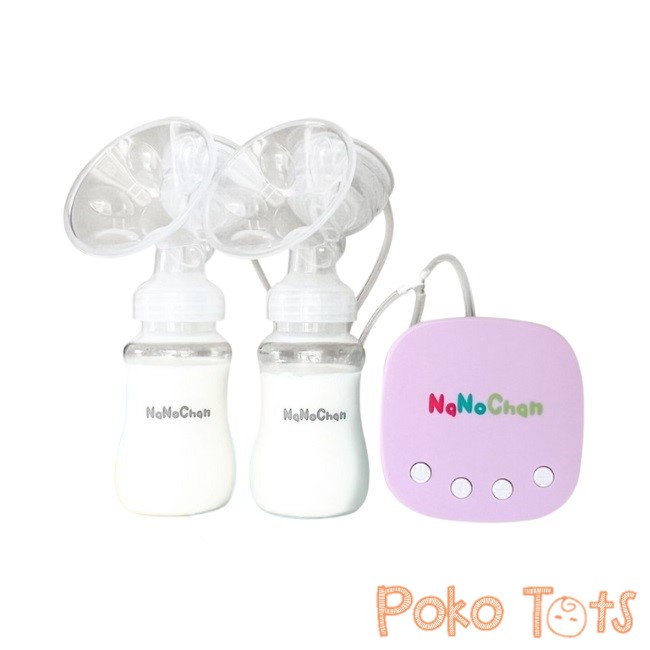 NanoChan Rainbow Double Electrical Breastpump Nano Chan Breast Pump Pompa Asi Elektrik WHS