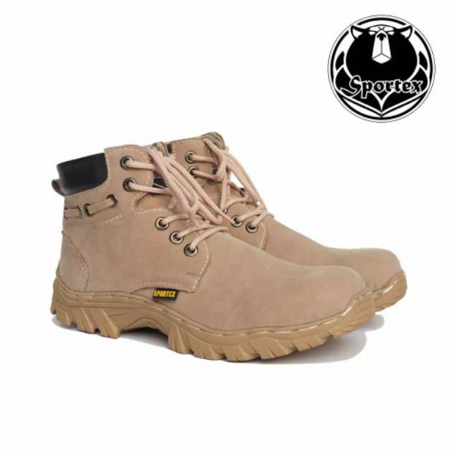 Safety Shoes Pria Ujung Besi / sepatu safety type gurun by sportex