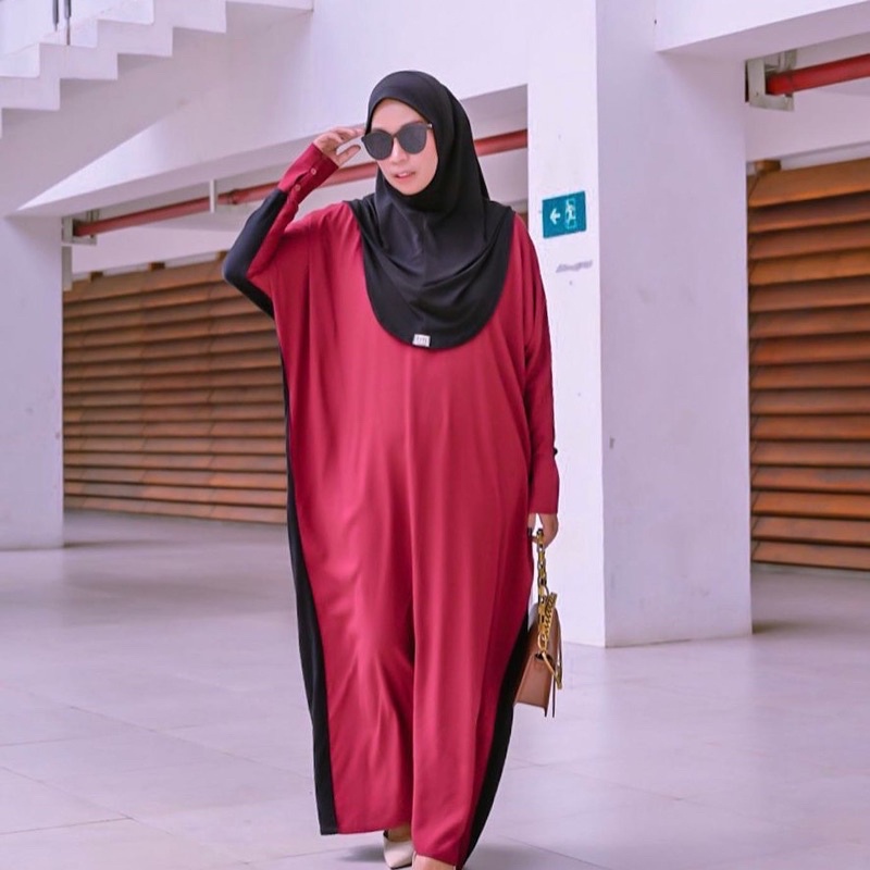 KAISHA DRESS ABAYA KAFTAN Two TONE BRANDSTORE MUSLIM by yuna