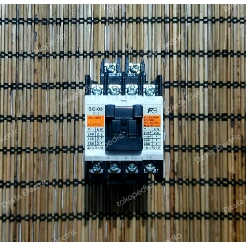 Kontaktor Contactor Fuji SC-03 3 Phase 220VAC