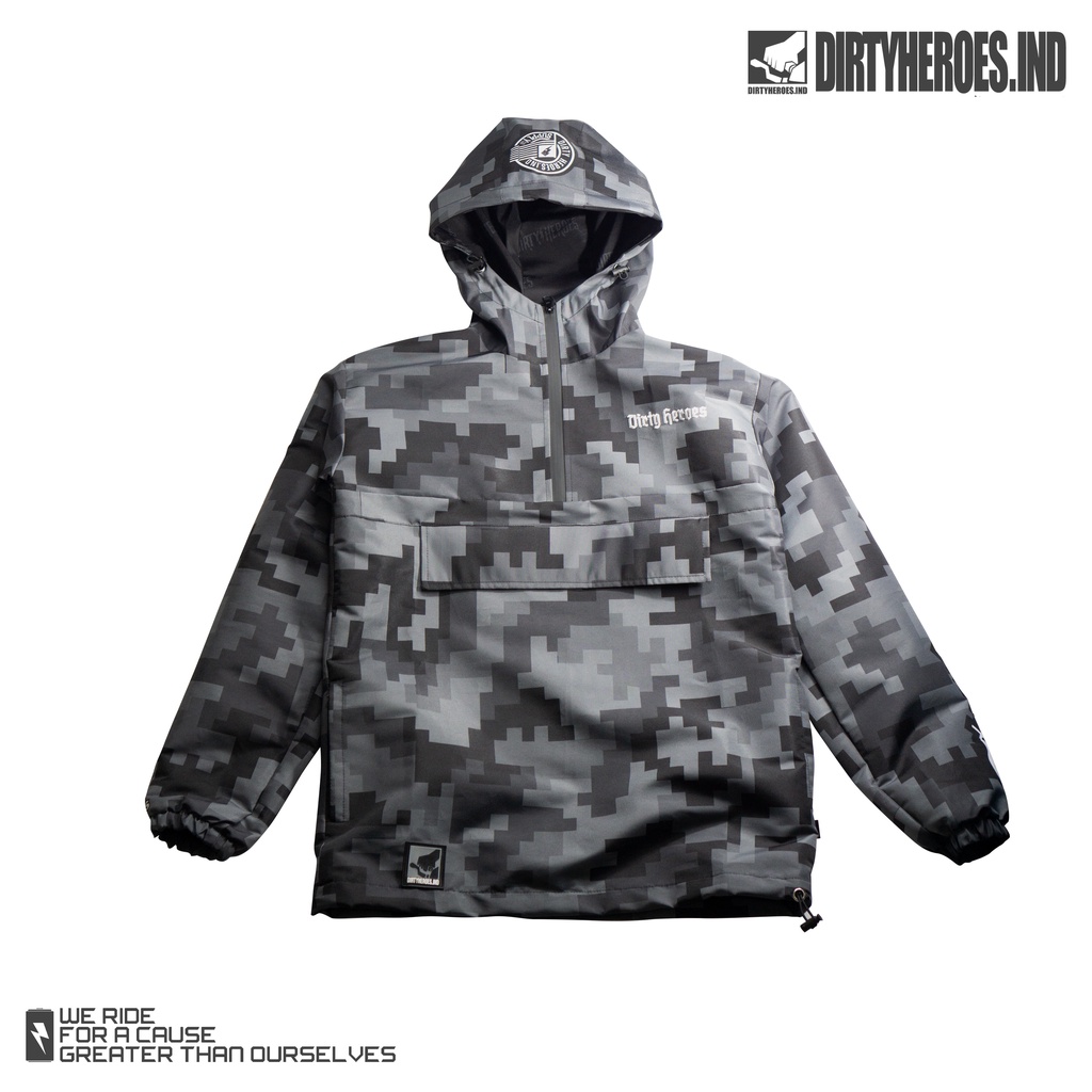 DIRTY HEROES JACKET TASLAN PIXEL CAMO | HOODIE | SWEATER | SUPERMOTO | MOTARD | MOTOCROSS | MX