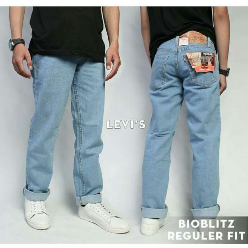 Celana jeans pria panjang standart hitam reguler celana cowok stone blits Celana basic cowo dewasa murah straight distro original