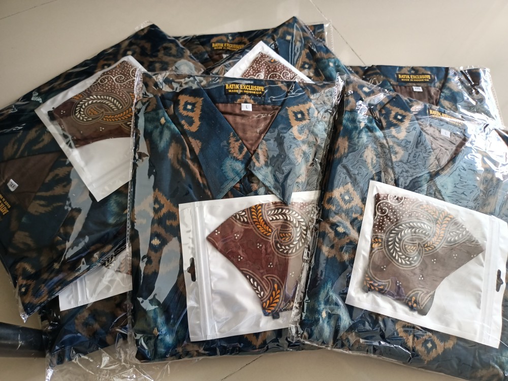 Kemeja Batik Pria | Baju Batik Pria Lengan Panjang Lapis Furing Premium Te001