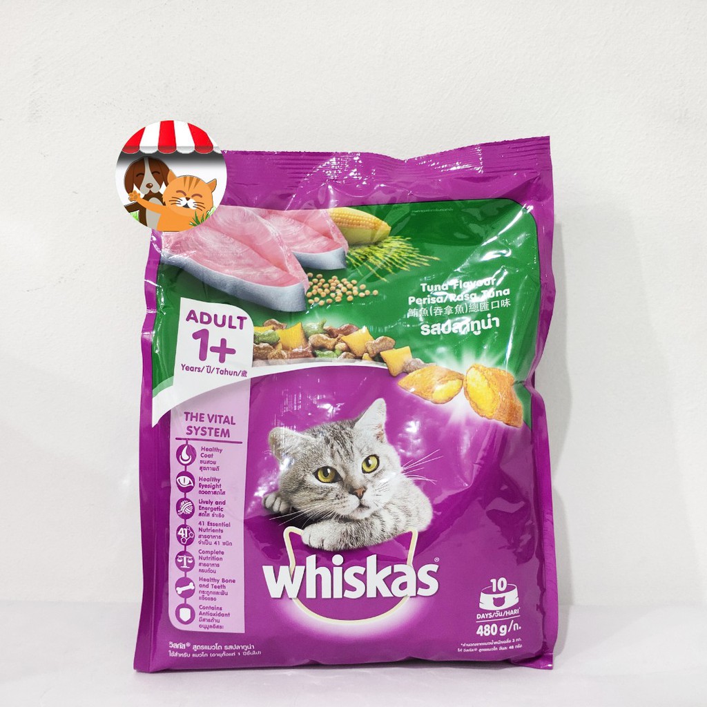 Whiskas Tuna Adult 480gr - Whiskas Freshpack Makanan Kucing