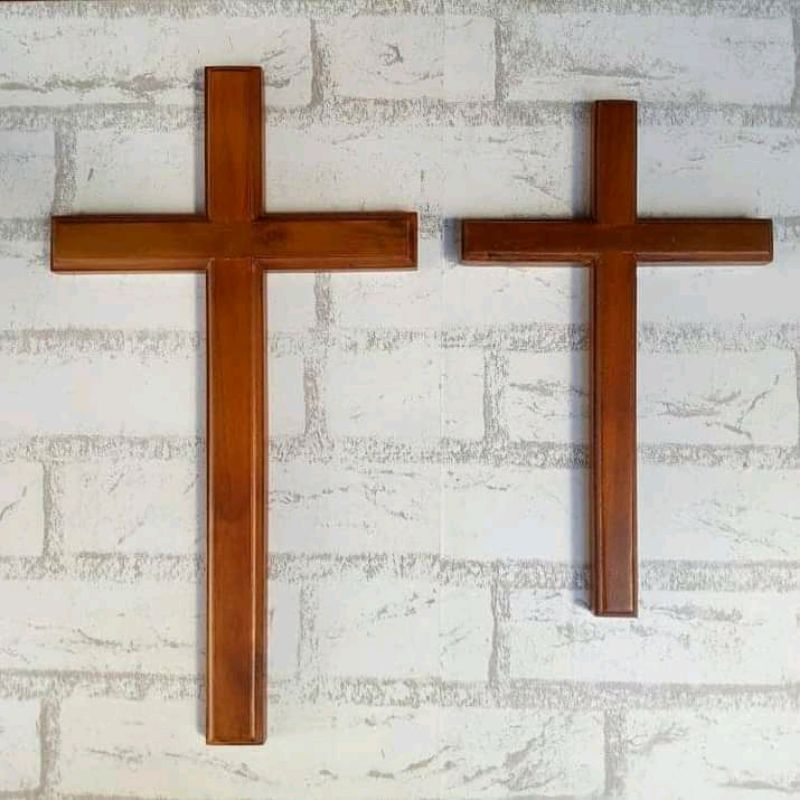 salib dinding polos / salib dinding gantung