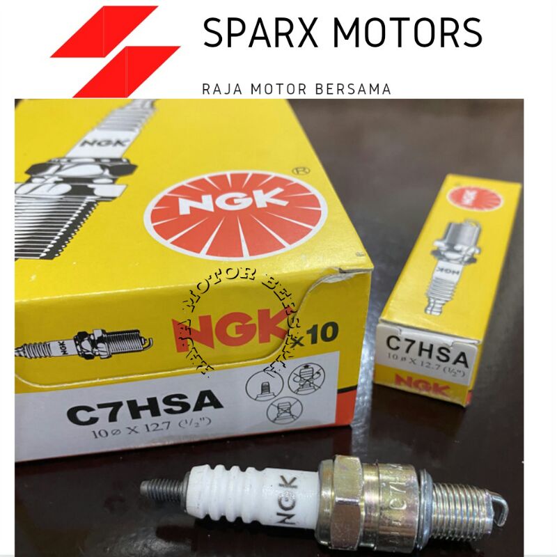 Busi NGK C7HSA ORI  Mio Sporty Fino Mio soul Jupiter Z Vega R RR Supra Grand Supra Fit New Supra v/x