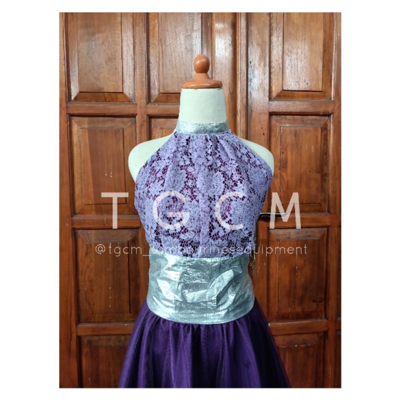 Rompi Brokat Untuk Tamborin (Rompi saja Rok Dijual Terpisah)