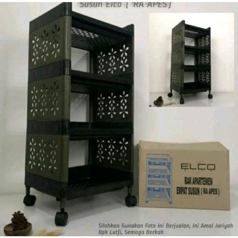 RAK YOYO / RAK SALON FAWSLINE 4 SUSUN/RAK SERBAGUNA