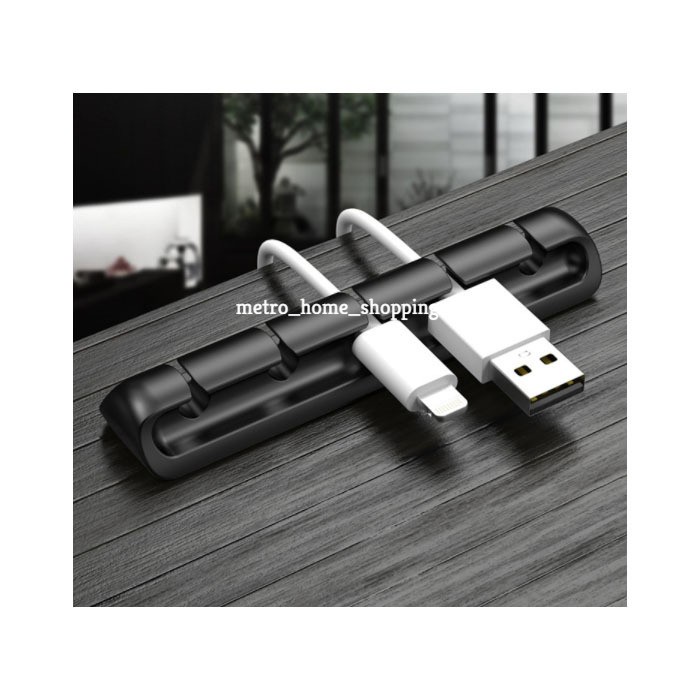 

perekat-pengikat- klip kabel organizer cable clip 20 pcs - mhs013 - s putih -pengikat-perekat.