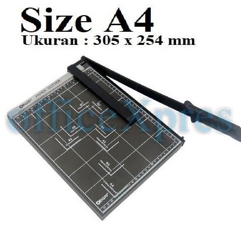 

PROMO Alat Pemotong Kertas A4 / Alat Potong Kertas / Paper Cutter A4 Origin