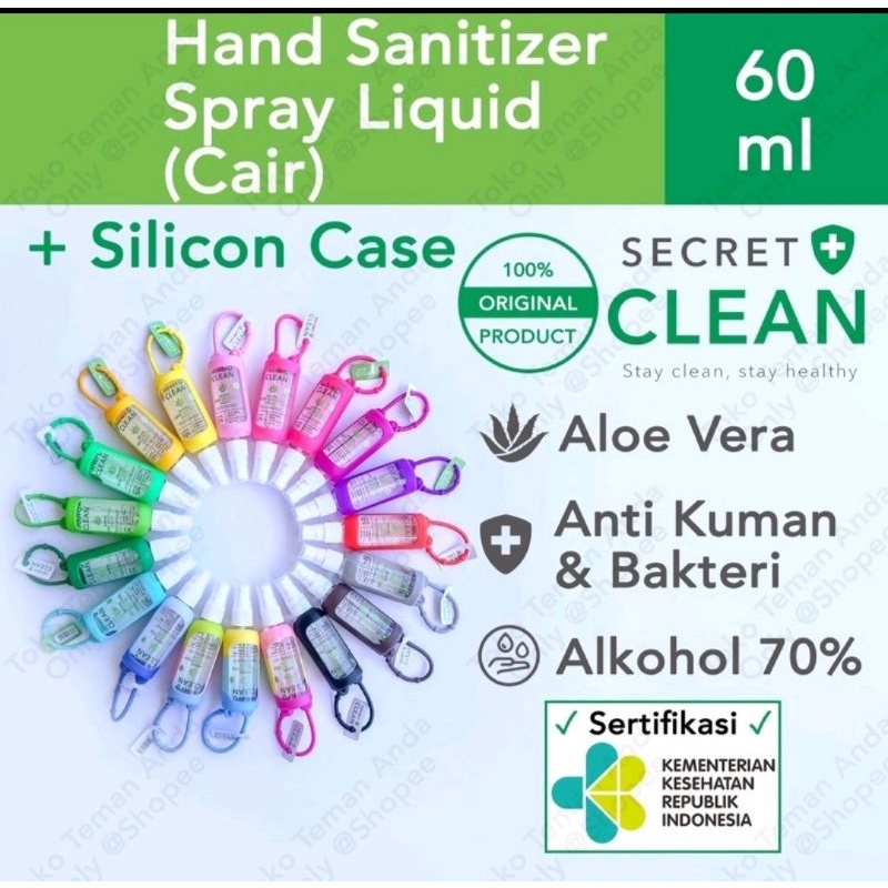 Hand Sanitizer Spray 60ml (Secret Clean)