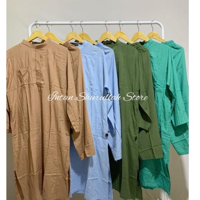 SKK.10Jn22ᵂ– MURAH] Kurtah Pakistan Stelan Baju Celana by TAWAKAL ID / Kurta Basic / Koko Kurta / Ko