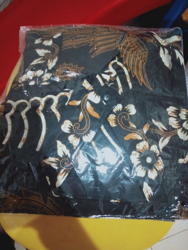 Bswart Batik Hrb026 Kenongo Hem Pendek Padi Pekalongan M L Xl Batik Pria Murah Modern Grosir Batik