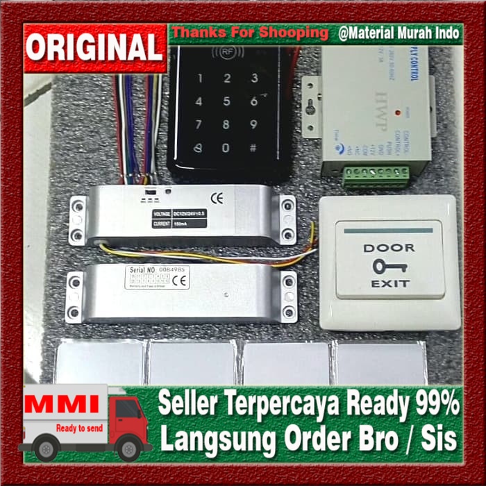 Paket Akses Kontrol/ACCESS CONTROL/DOOR LOCK/RFID/Lock ID