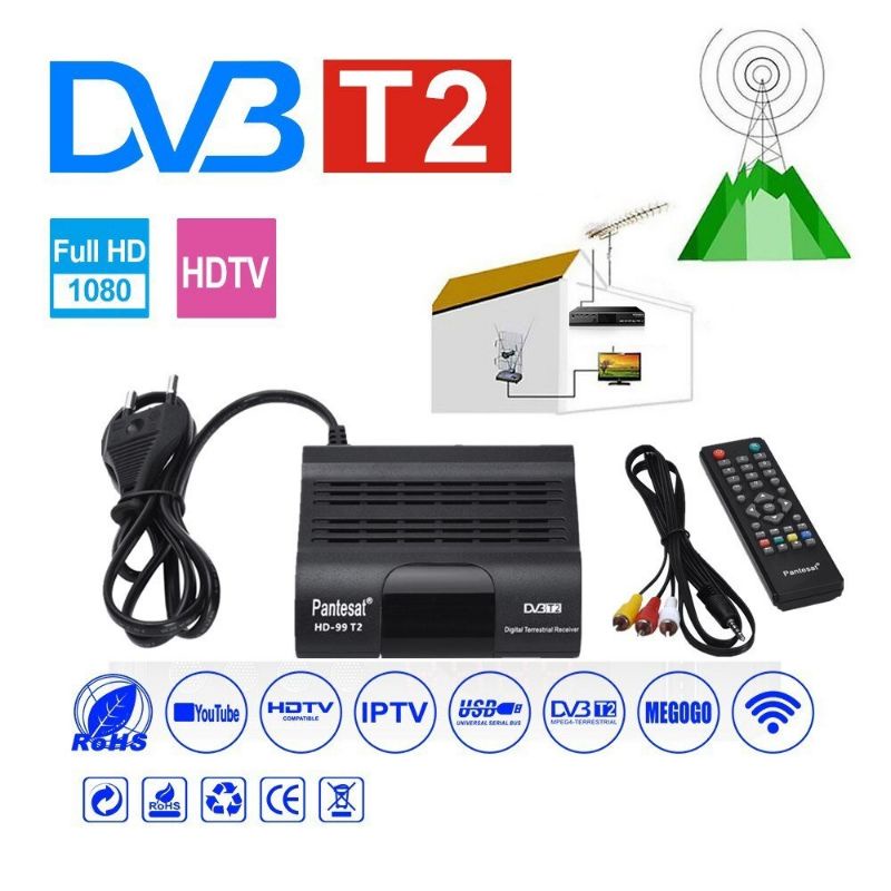 DVB-T2 Set top box HD - 99 TV Digital