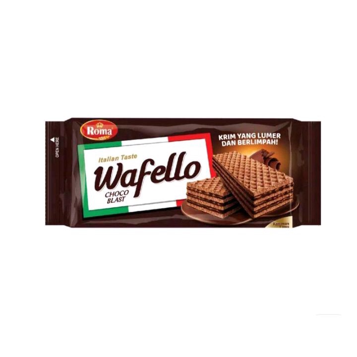 

ANEKA SNACK WAFER WAFELLO CHOCO BLAST / WAFER COKLAT 130 GRAM