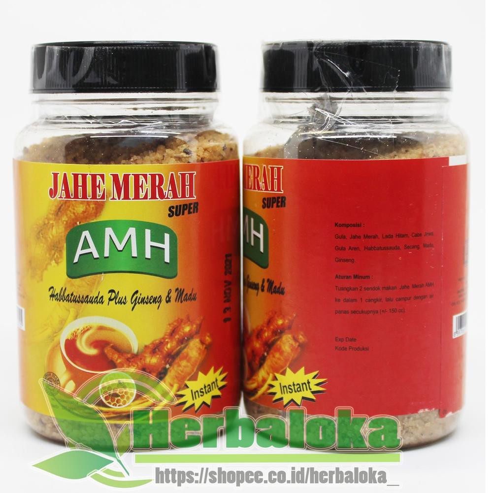 

[AGEN] Jahe Merah Super AMH Kemasan TOPLES Isi 220 gram
