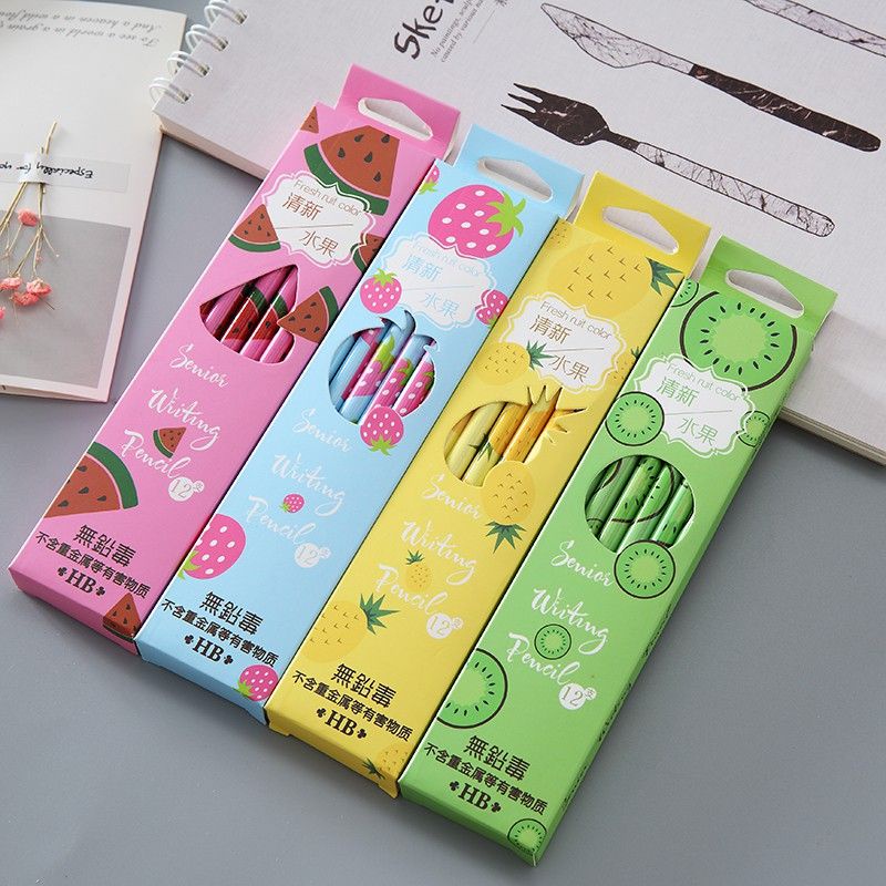 

PENSIL MOTIF BUAH 1LUSIN 12PCS