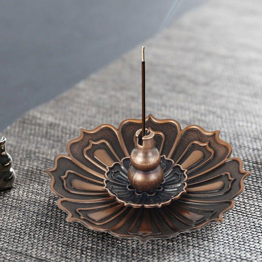 Top Incense Stick Holder Multifungsi Home Lotus Flower Catcher Buddhism Cone Dupa Kerucut Pedupaan