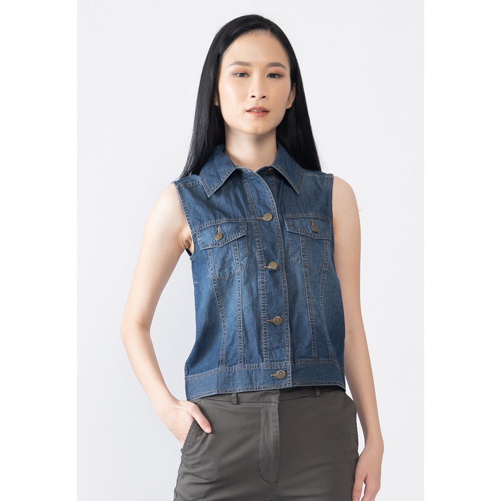 Geela Official - Sleeveless Denim ( G.6305 )