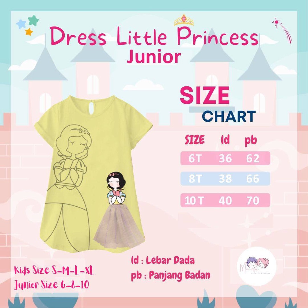 Dress anak Dress little princess By Mauza