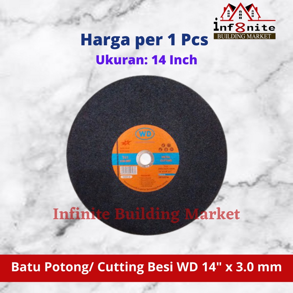 Batu Potong Besar WD 14 Inch Cutting Gerinda Gurinda Besar WD 14 inch