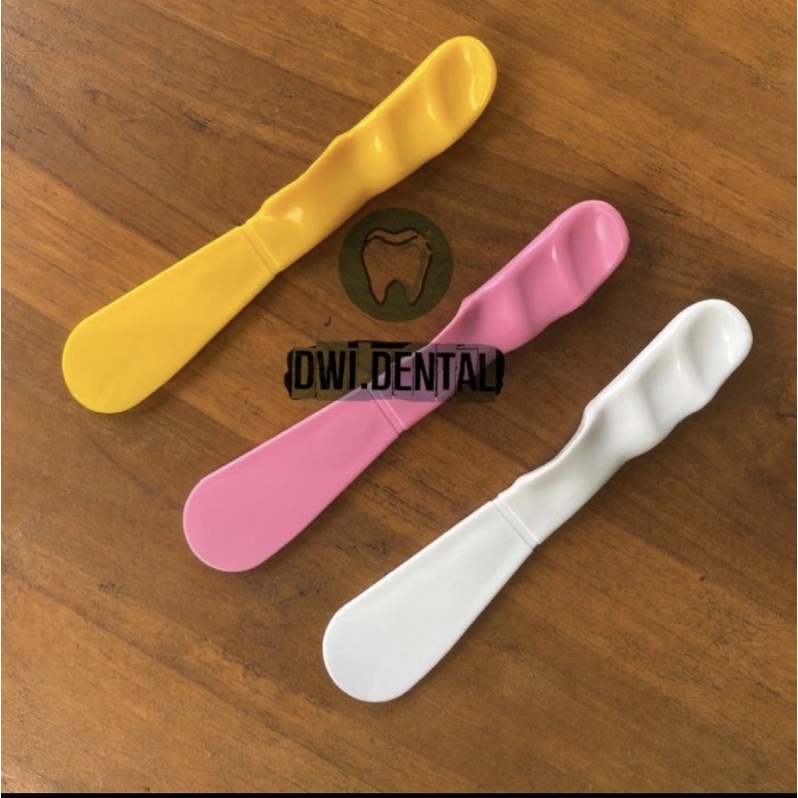 1pcs dental spatula gips gip plastik