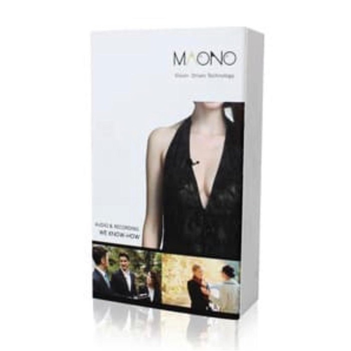 MAONO AU-200 Dual Lavalier Microphone for Camera DSLR Phone PC Laptop