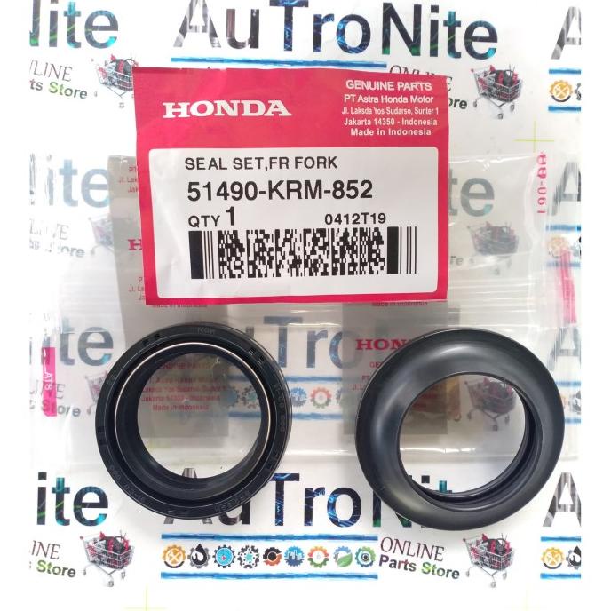 Oil Dust Seal Shock Depan Set Front 51490-Krm-852 Honda Pcx Cb 150