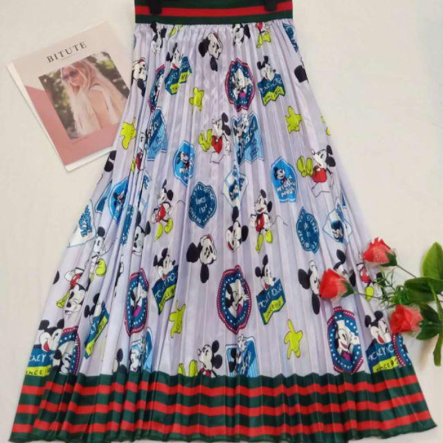 Rok Bawahan Plisket / Pleated Skirt Satin-Rok-6