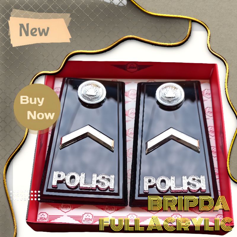 pangkat pdh polri,polisi bripda,aksesoris polisi,atribut polri, atribut polisi,pdh bripda, pdh polri