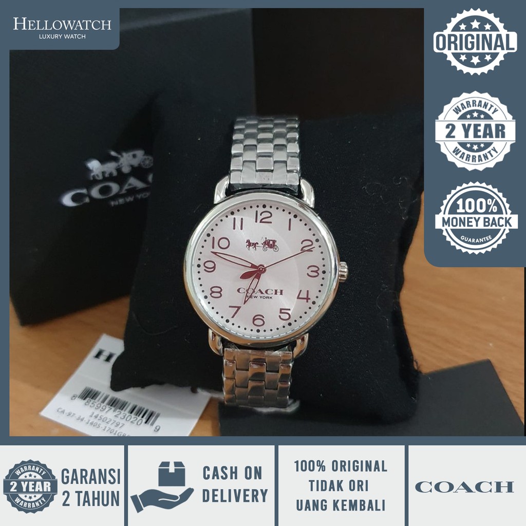 [ ORIGINAL - COACH WATCH ] Coach 144889 Stainless Steel Strap