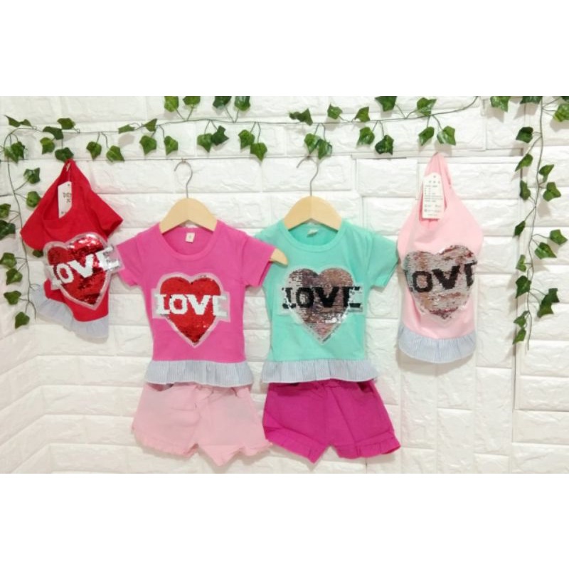 Setelan Anak Cewek JEANS / USAP uk. 1-4 tahun Import