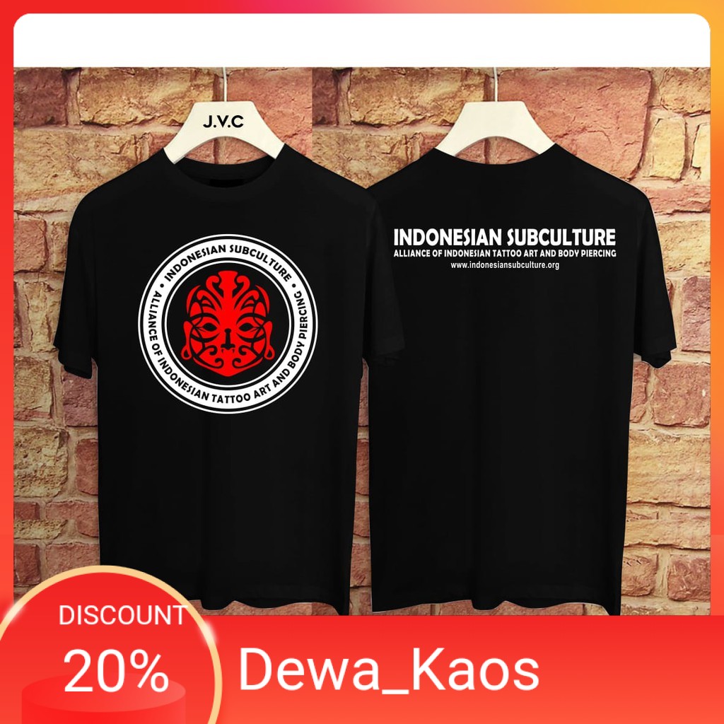 KAOS KEREN SUB CULTURAL MAS BERTO / KAOS KEREN DISTRO PRIA