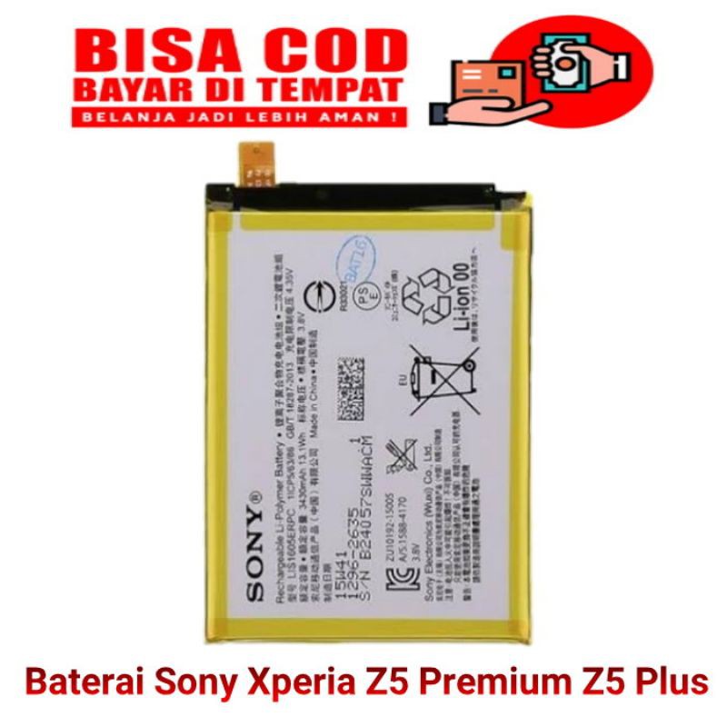 Baterai Sony Xperia Z5 Premium Z5 Plus Battery Original