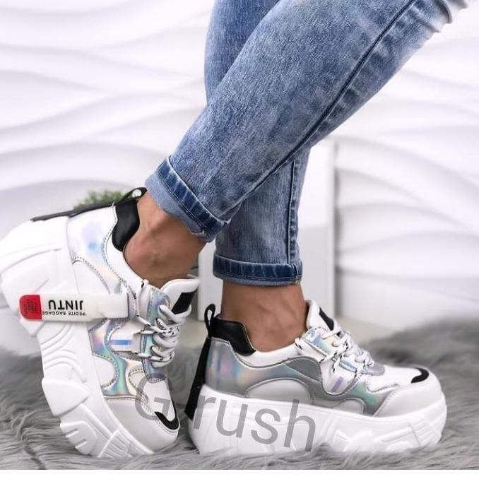 [G-RUSH] - SEPATU WANITA SNEAKERS PEREMPUAN BOOT FASHION JIN-TU RD02 "BWP.11Au22в"