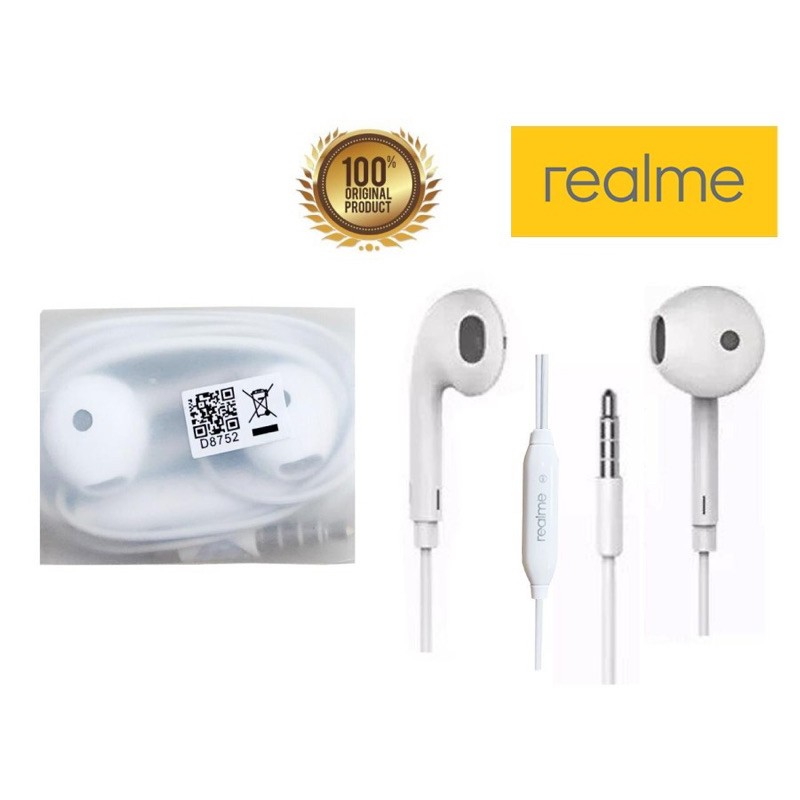 HANDSFREE HEADSET REALME ORIGINAL MODEL R11