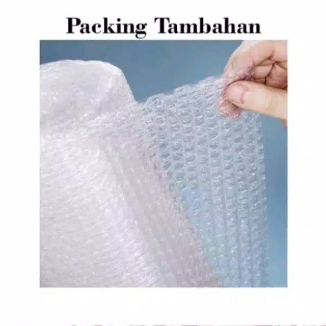 

Bubble wrap tambahan agar packingan barang aman