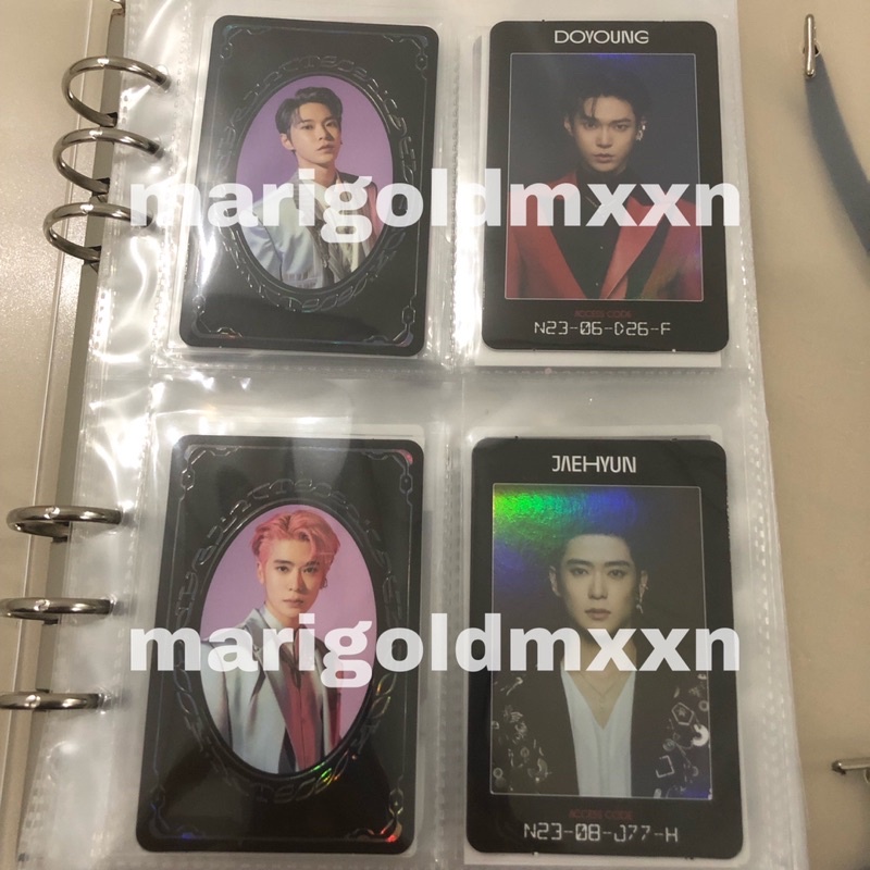 NCT doyoung jaehyun jeno yearbook access card
