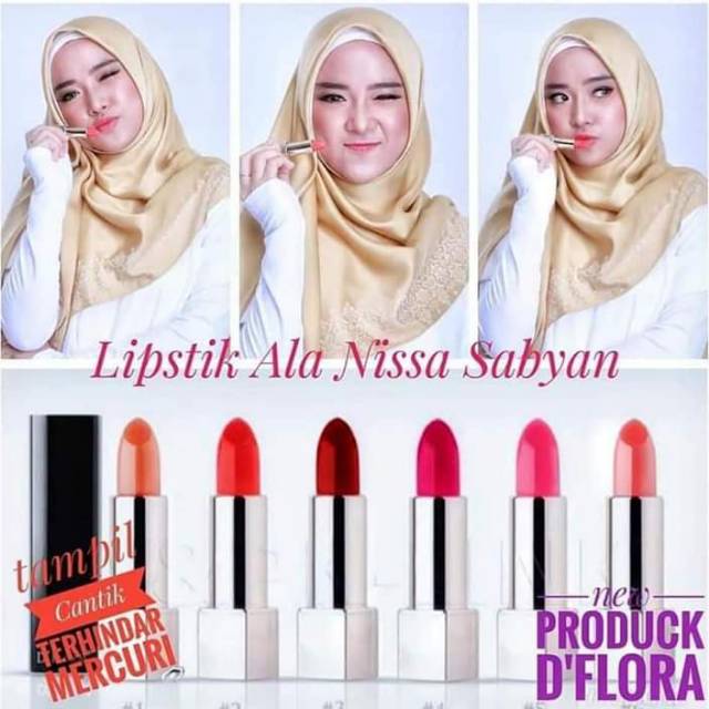 LIPSTIK D'Flora Halal dan aman