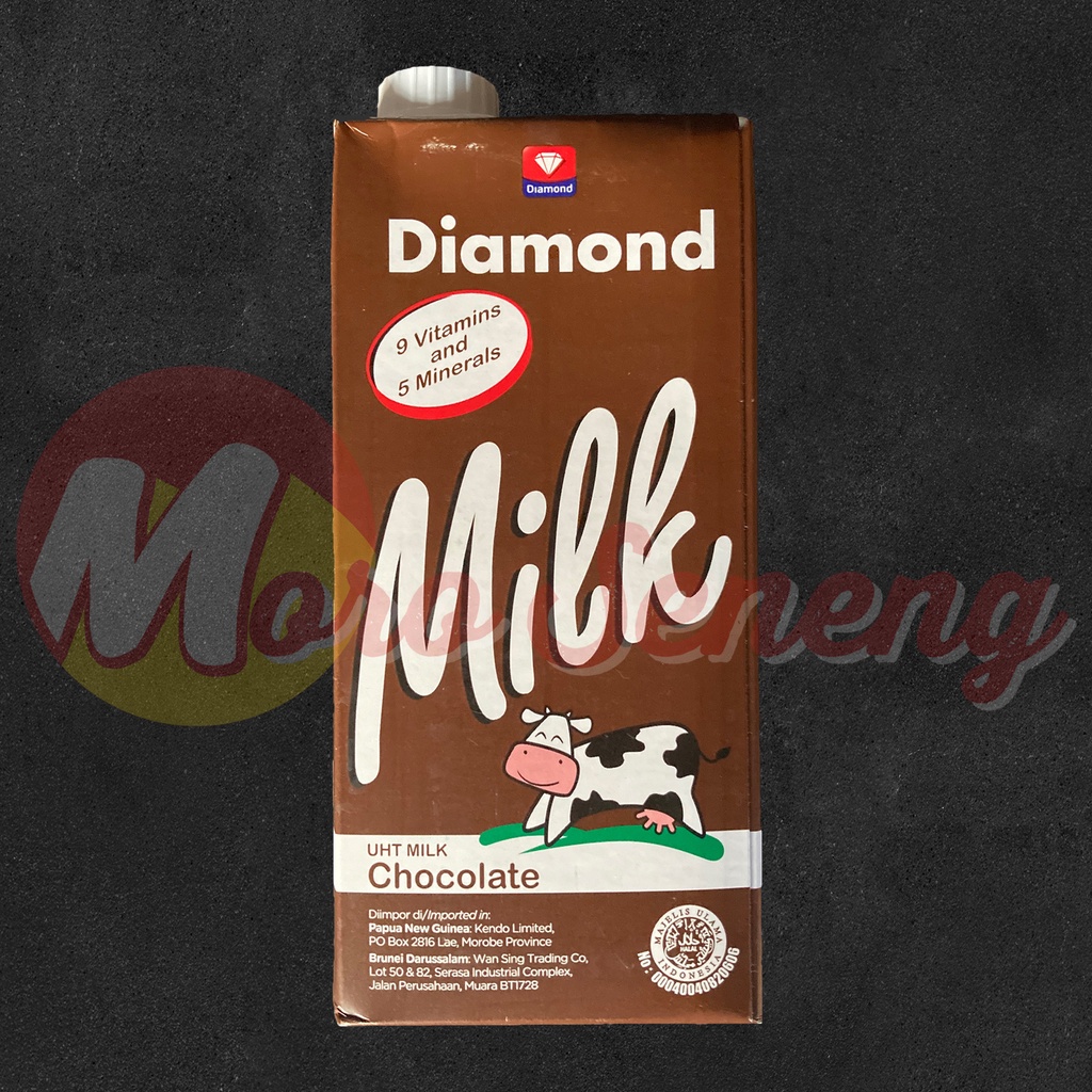 Susu Cair UHT Diamond Coklat Rasa Chocolate 1 Liter