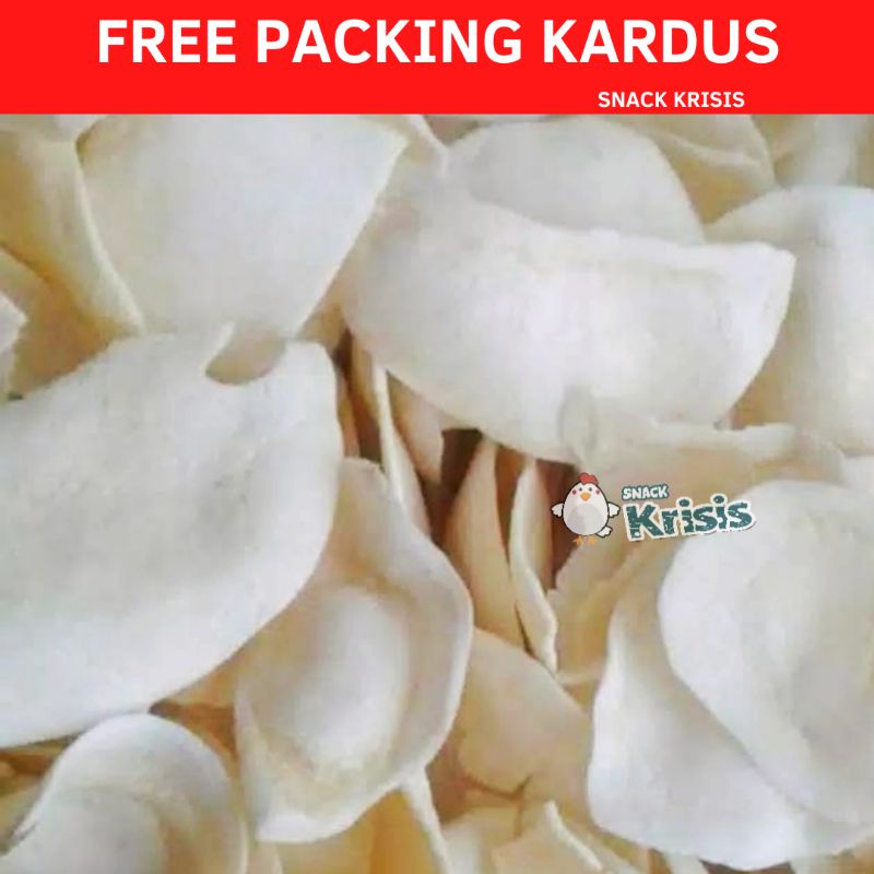 

KERIPIK GADUNG GURIH 200 GRAM KERIPIK KENTANG PUTIH ENAK RENYAH GURIH FREE BUBLE WRAP
