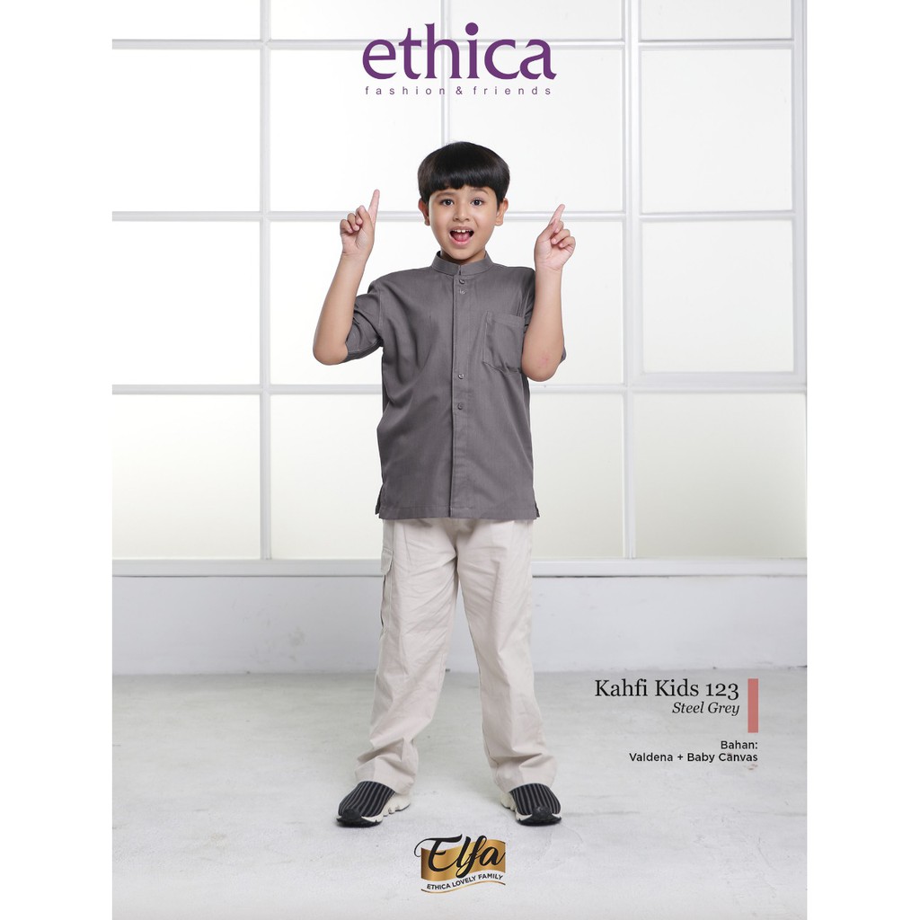 PROMO  Ethica Elfa 216 Steel Grey Koko Anak