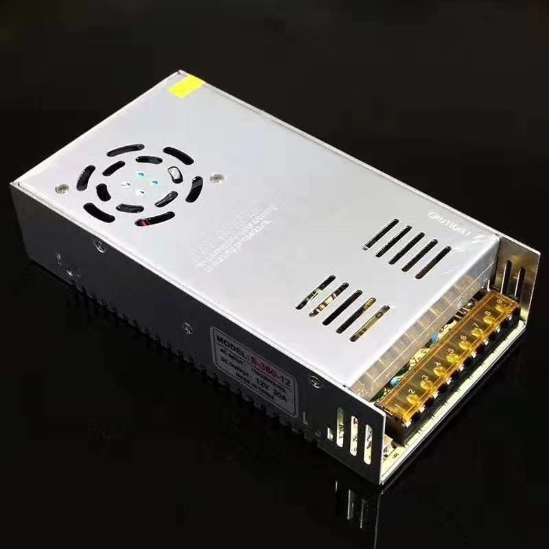 Adaptor Power Supply 12V 40A PSU Jaring CCTV LED AC 220v to DC 12v 40A Adapter Trafo Travo Lampu LED Strip