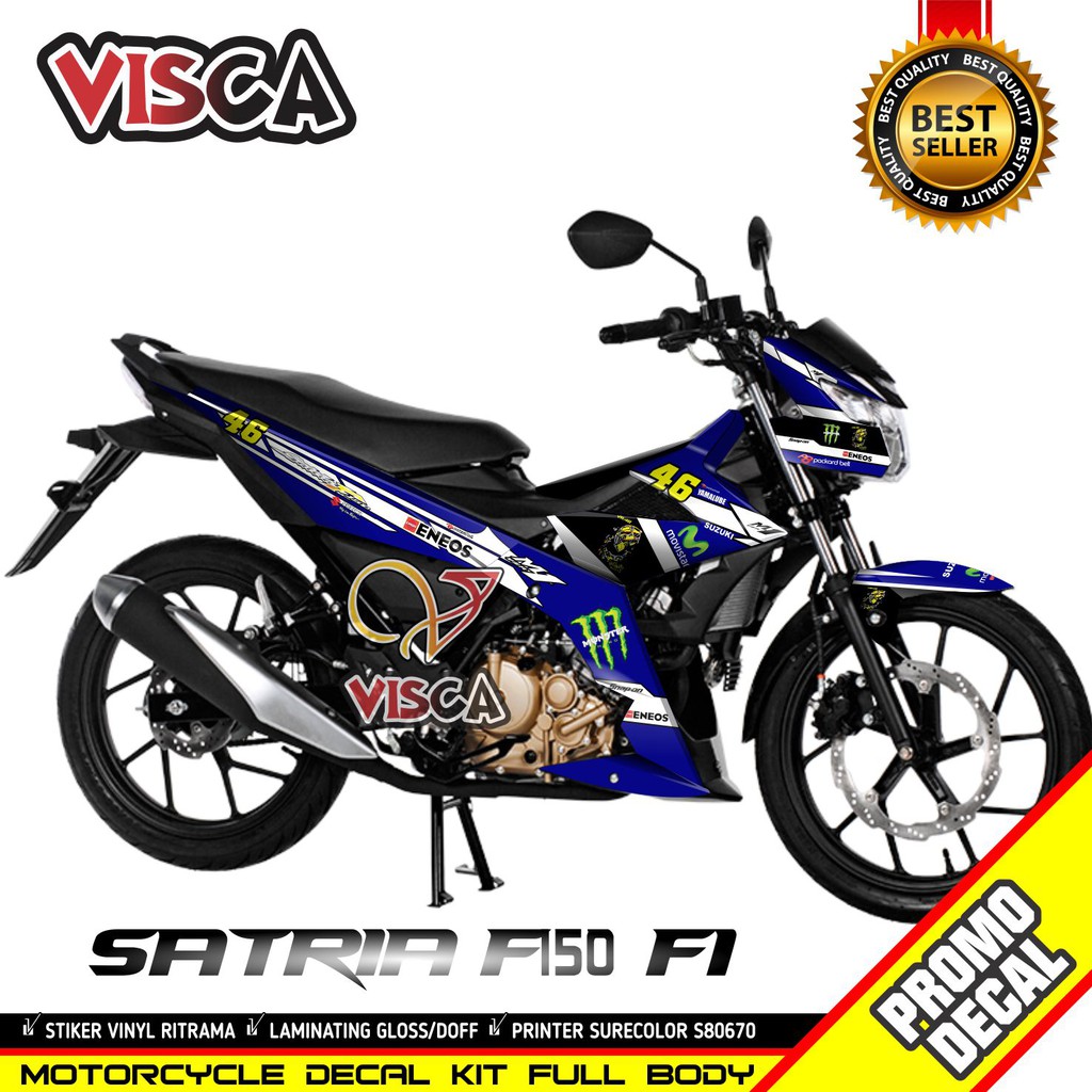 Decal Satria Fu 150 Injeksi Full Body Stiker Satria Fu 150 Injeksi Full Body Striping Satria Fu 150 