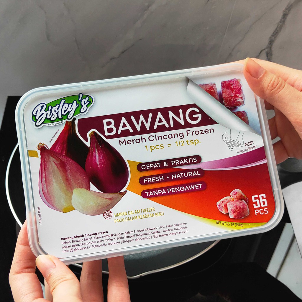 

Bisleys Bawang Merah Cincang Frozen | Frozen Minced Shallot