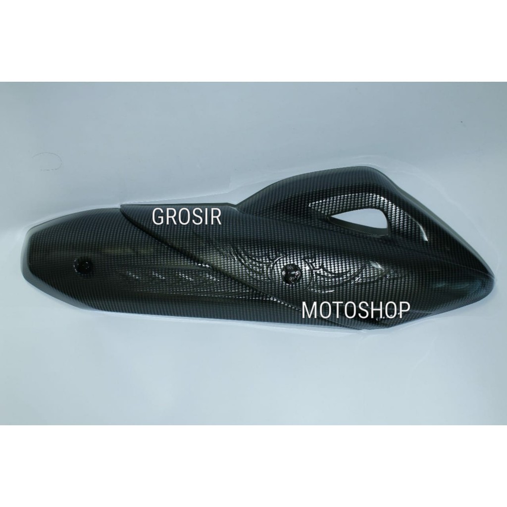 Cover Knalpot PCX 150 New Tutup Knalpot Carbon Honda PCX 150 Local Cover Knalpot Carbon PCX New 150