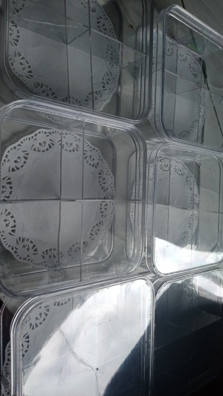 Toples Kue Kering Sekat 4 Nuai Sn 818/toples Lebaran