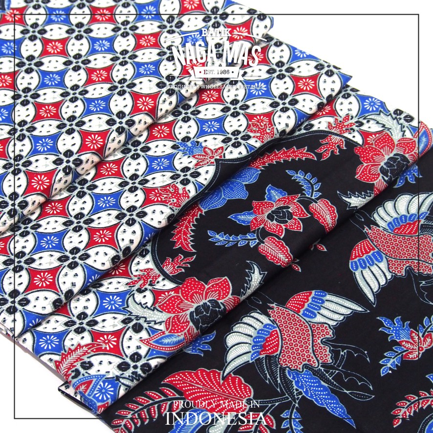 KAIN BATIK PREMIUM KAWUNG AMERICANO KAWUNG & BURUNG